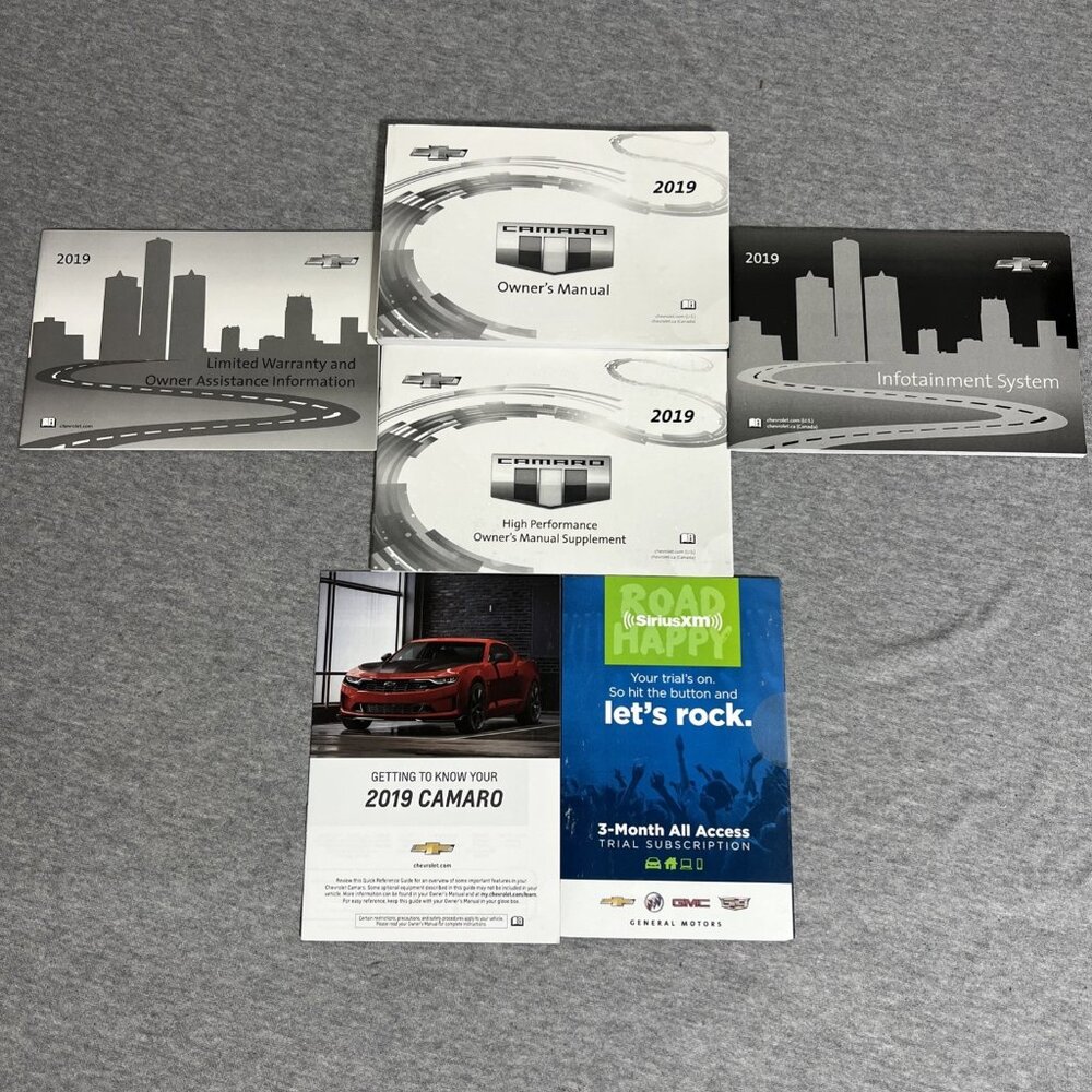 2019 Chevrolet Camaro HP ZL1 SS 1LE Owner Manual Users Guide Book 19 OEM84210673